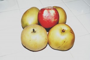 4pears1apple